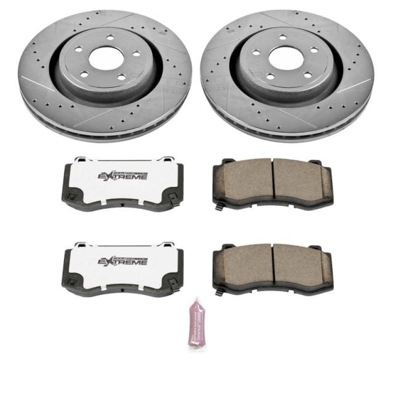 PowerStop Power Stop 06-10 Jeep Grand Cherokee Front Z26 Street Warrior Brake Kit