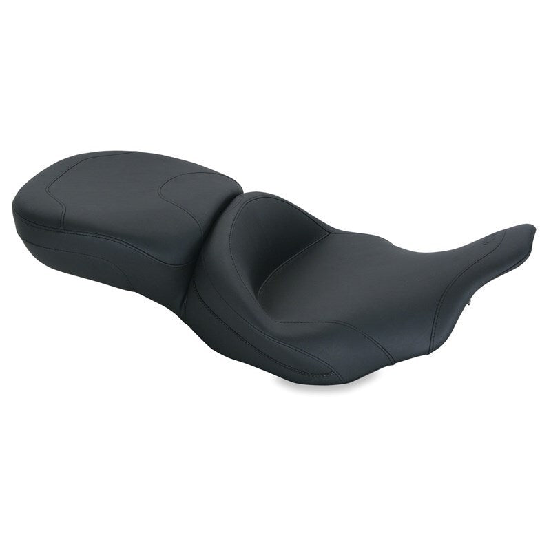 Mustang Motorcycle Mustang 97-07 Harley Electra Glide, Rd Glide Super Touring 1PC Seat - Black