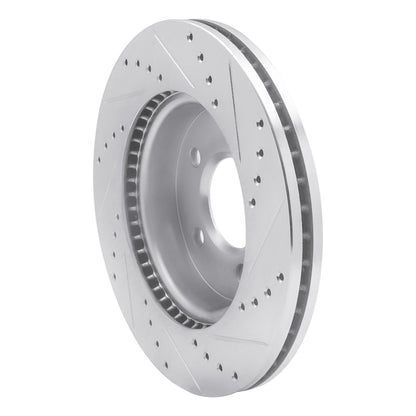 R1 Concepts R1 10-17 Volkswagen AMAROK (Mexico) Front Left Drilled & Slotted Silver Brake Rotor
