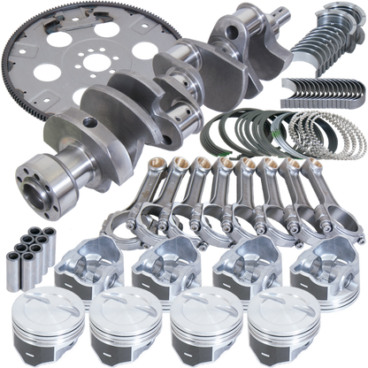 Eagle Chevy LT1350 1Pc 3.750in Crank 5.700in I-Beam 4.060in Pistons 168 Tooth FP Balanced Assembly