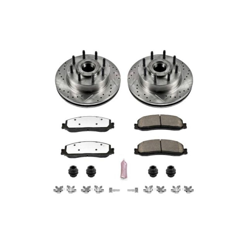 PowerStop Power Stop 2012 Ford F-350 Super Duty Front Z36 Truck & Tow Brake Kit