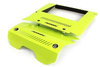 Perrin Performance PERRIN 15-21 Subaru WRX Engine Cover Kit (Intercooler & Pulley Covers Incl.) - Neon Yellow