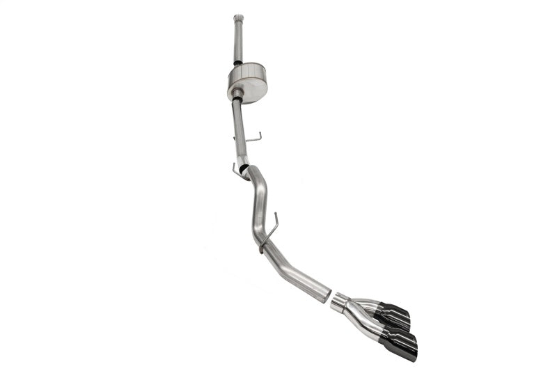 CORSA Performance Corsa 2021-2025 Ford F-150 SuperCrew/6.5in Bed 5.0L V8 Xtreme Cat-Back Dual Side Exit-Black PVD