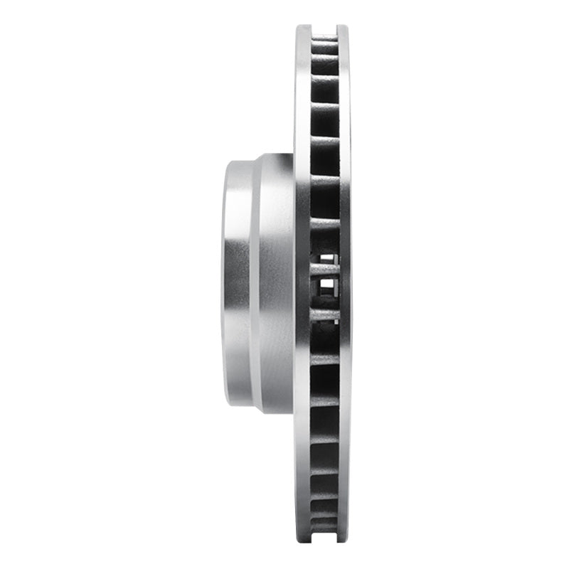 R1 Concepts R1 95-01 BMW 750IL Front Right Drilled & Slotted Silver Brake Rotor