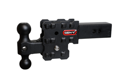 GEN-Y Hitch Gen-Y Phantom-X 2.5in Solid Shank 2.5in Drop 1.6K TW 16K Hitch w/GH-051 (No Flat Towing)