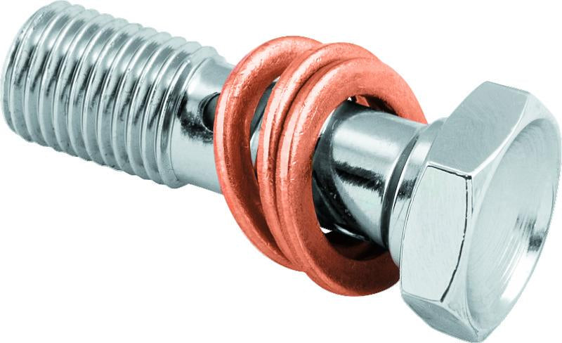 TwinPower Twin Power Stainless Brake Fitting 3/8-24 Double Banjo Bolt
