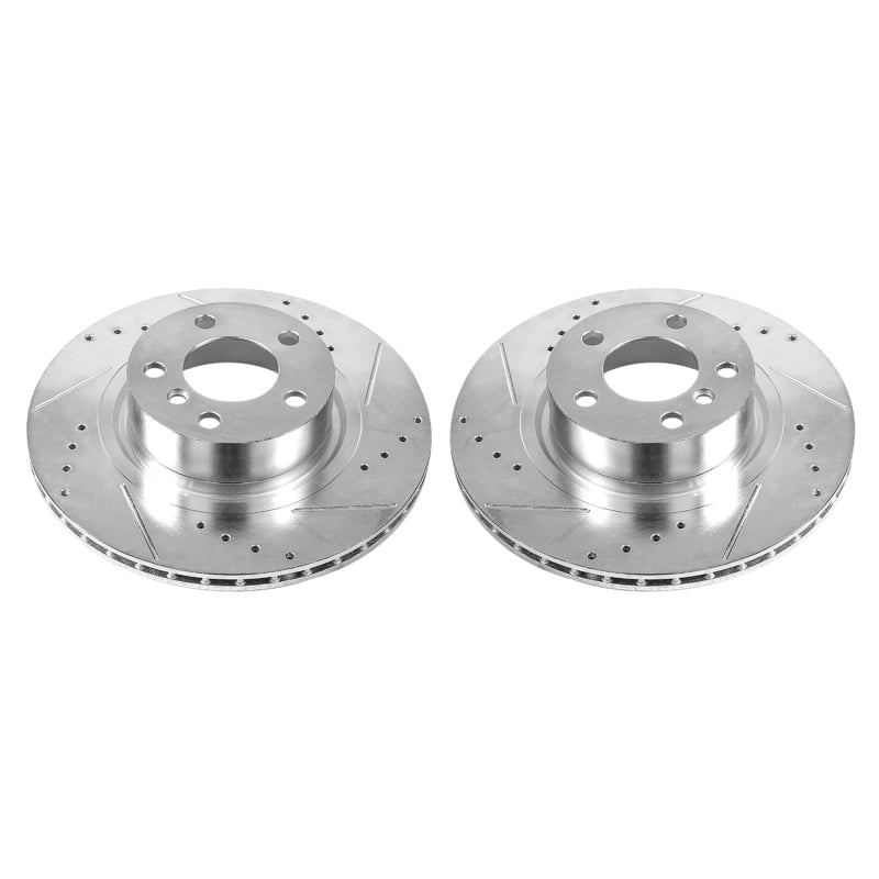 PowerStop Power Stop 11-17 BMW X3 Rear Evolution Drilled & Slotted Rotors - Pair