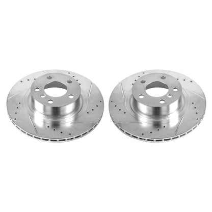 PowerStop Power Stop 11-17 BMW X3 Rear Evolution Drilled & Slotted Rotors - Pair