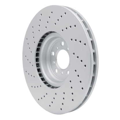 DFC 15-19 BMW X5 Right Front Drilled Hi-Carbon Alloy Geomet Coated Rotor