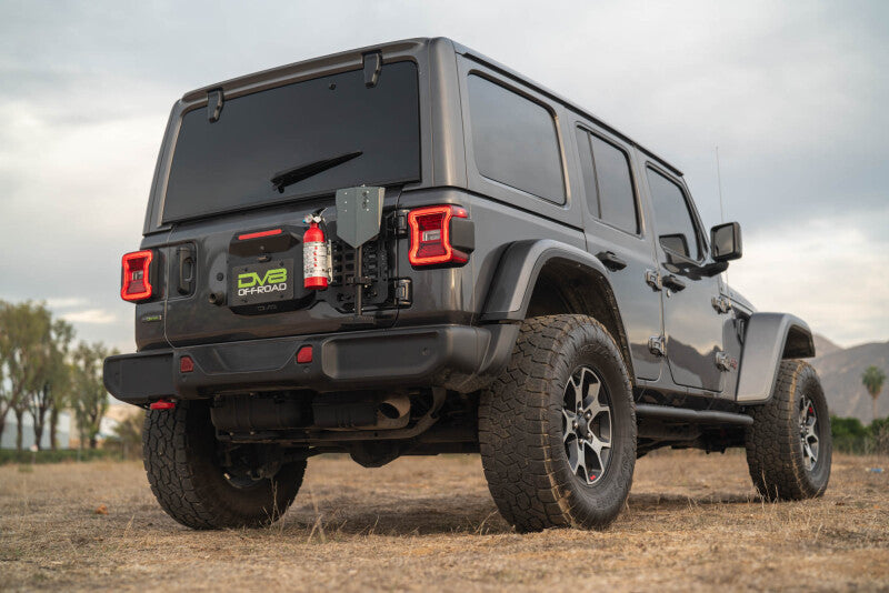 DV8 Offroad 2018-2025 Jeep Wrangler JL Tailgate Reinforcement Molle Panel