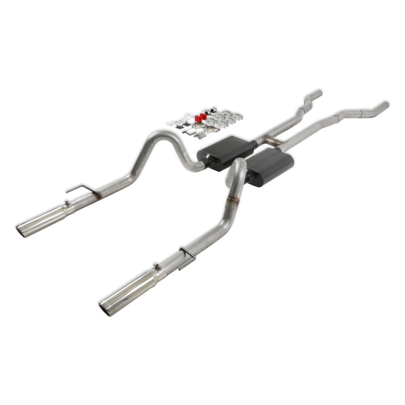 Flowmaster 67-70 Mustang American Thunder Thru Valance Exhaust System
