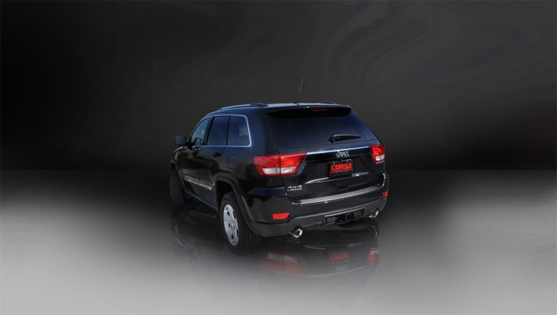 CORSA Performance Corsa 2011-2021 Jeep Grand Cherokee Polished 2.5in Dual Rear Exit Cat-Back Exhaust