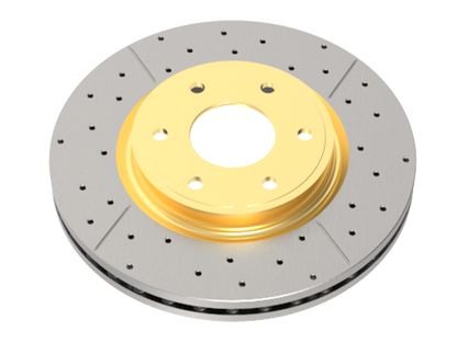 DBA 13-15 BMW 320i AWD Rear Drilled & Slotted Street Series Rotor