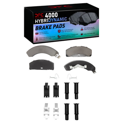 DFC 79-81 Ford Mustang Front 4000 HybriDynamic Brake Pads and Hardware Kit