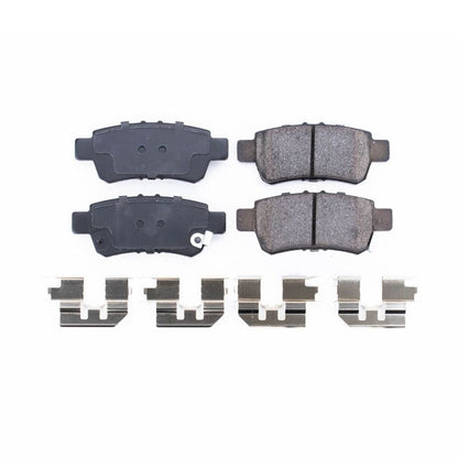 PowerStop Power Stop 05-10 Honda Odyssey Rear Z17 Evolution Ceramic Brake Pads w/Hardware