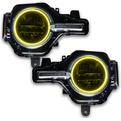 ORACLE Lighting Oracle 2021 Ford Bronco Base Headlight LED Halo Kit - ColorSHIFT - w/o Controller
