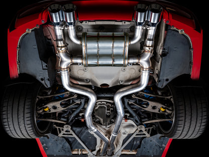 AWE Tuning BMW F8X M3/M4 SwitchPath Cat-Back Exhaust - Chrome Silver Tips