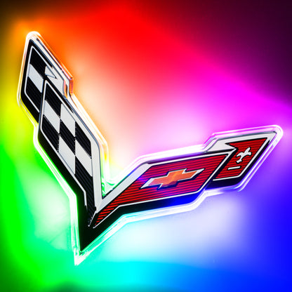 ORACLE Lighting Oracle Corvette C7 Rear Illuminated Emblem - ColorSHIFT