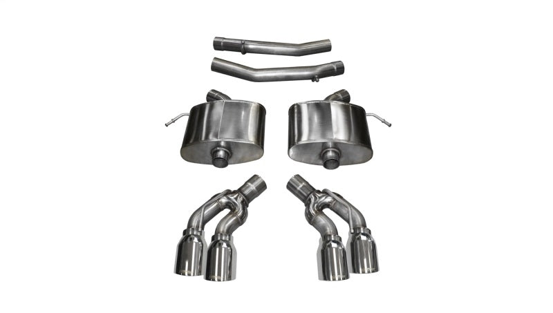 CORSA Performance Corsa 2016-2019 Cadillac CTS V Sedan 6.2L V8 2.75in Polished Sport Axle-Back Exhaust