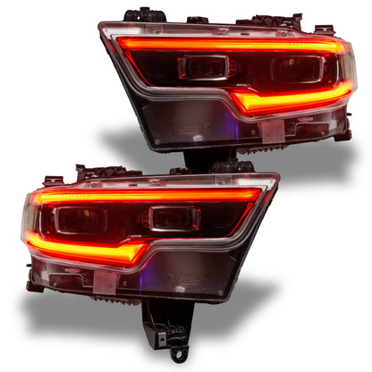 ORACLE Lighting Oracle 19-21 RAM 1500 Projector LED Headlight DRL Kit - ColorSHIFT RGBW+A w/o Controller