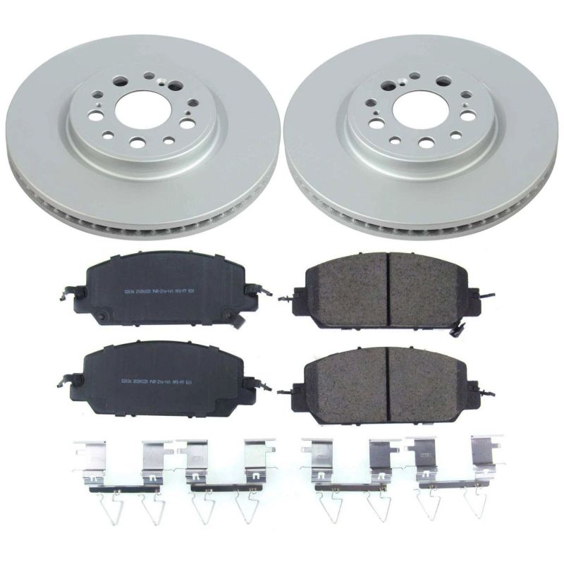 PowerStop Power Stop 17-19 Honda Clarity Front Z17 Evolution Geomet Coated Brake Kit