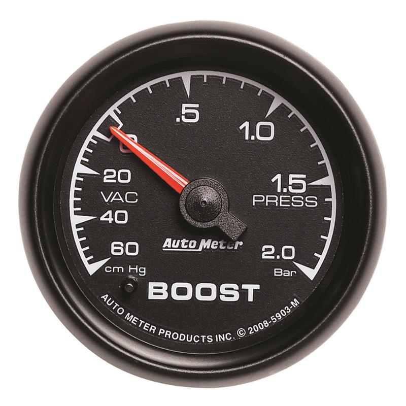Autometer ES 52mm 60cm.Hg - 2.0 Bar Mechanical Boost/Vacuum Gauge