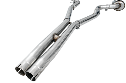 AWE Tuning 2017+ Challenger 5.7 Touring Edition Exhaust - Non-Resonated - Diamond Black Quad Tips