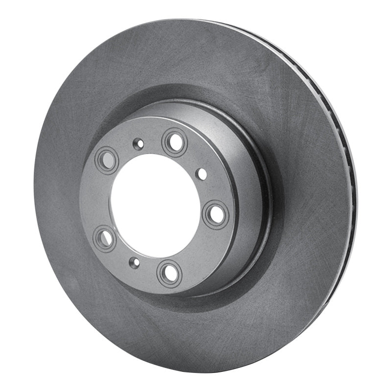 R1 Concepts R1 07-16 Porsche Panamera Right Rear Drilled & Slotted Silver Brake Rotor