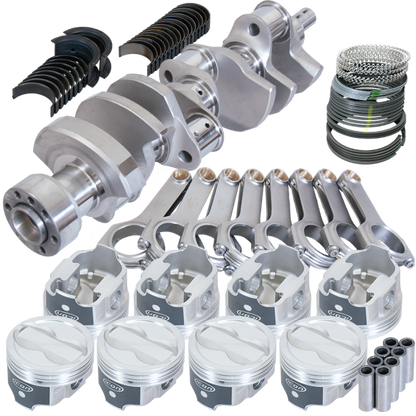 Eagle Chevy LT1 350 1Pc 3.750in Crank 5.700in H-Beam -18cc 4.000in Pistons Rotating Assembly