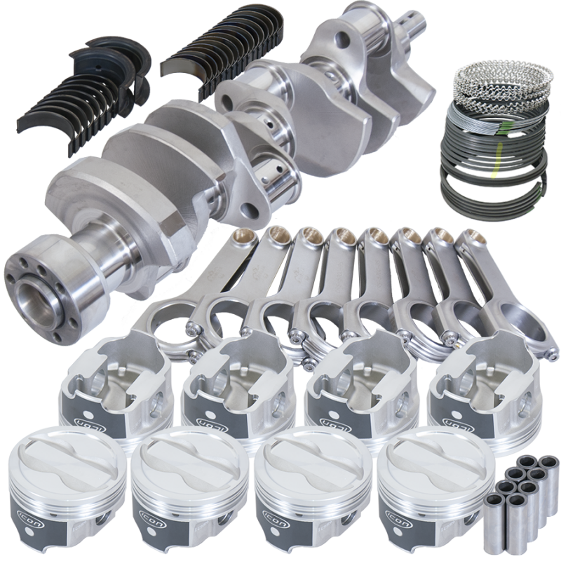 Eagle Chevy LT1 350 1Pc 3.750in Crank 5.700in H-Beam -18cc 4.040in Pistons Rotating Assembly