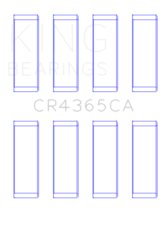 King Engine Bearings Ford ZETec S/Ecoboost1.6 (Size +0.50mm) Connecting Rod Bearing Set
