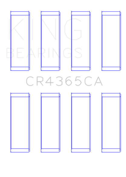 King Engine Bearings Ford ZETec S/Ecoboost1.6 (Size +0.50mm) Connecting Rod Bearing Set