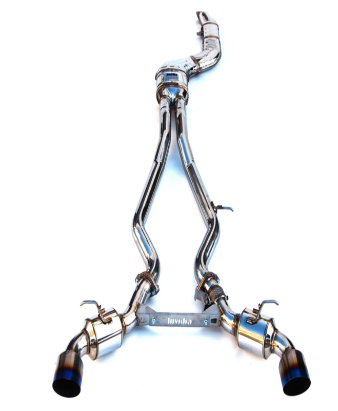 Invidia 2019+ Toyota Supra Dual N1 w/ Valve Single Layer Titanium Tip Cat-back Exhaust