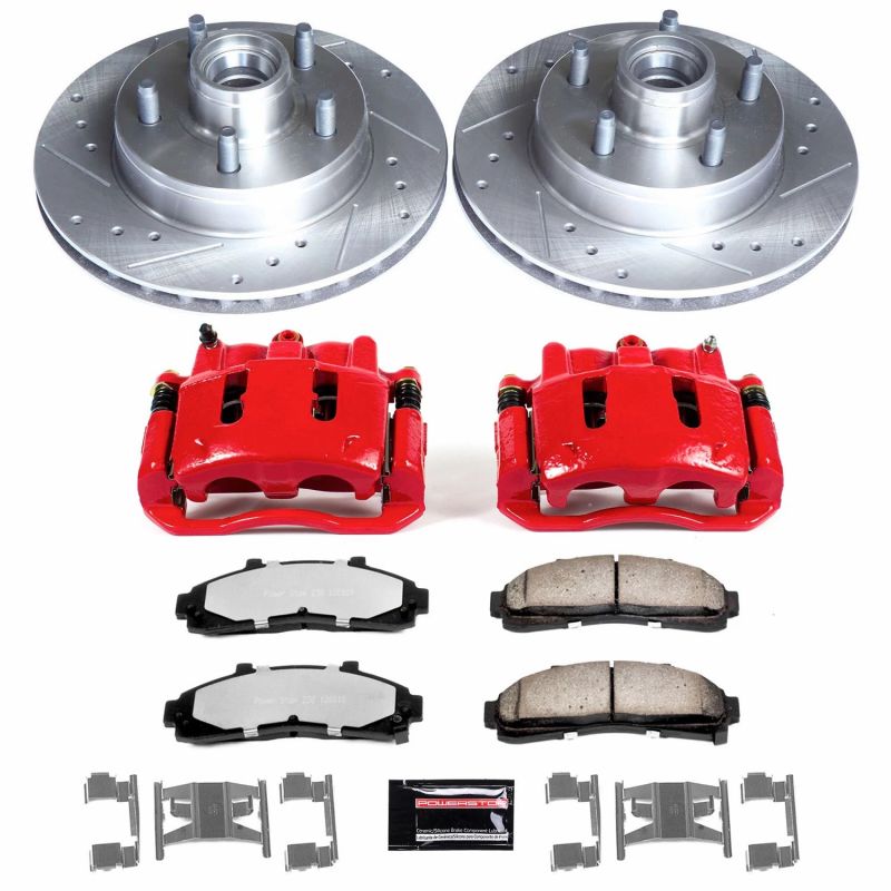 PowerStop Power Stop 97-95 Ford Ranger Front Z36 Truck & Tow Brake Kit w/Calipers