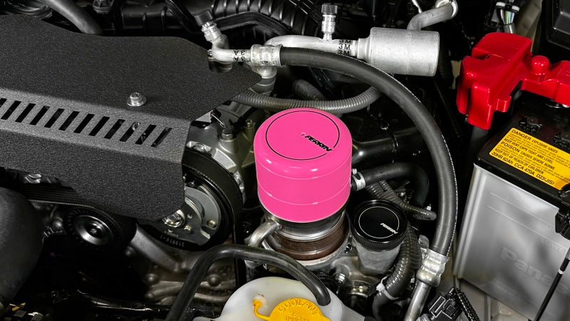 Perrin Performance PERRIN 15-26 Subaru WRX & 13-26 BRZ/FR-S/86/GR86 Oil Filter Cover - Hyper Pink