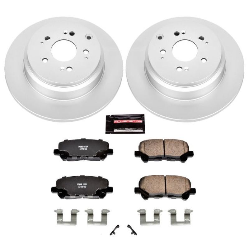 PowerStop Power Stop 12-15 Honda Pilot Rear Z17 Evolution Geomet Coated Brake Kit