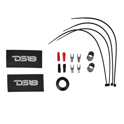 DS18 0-GA Amplifier Install Kit Advance- Red
