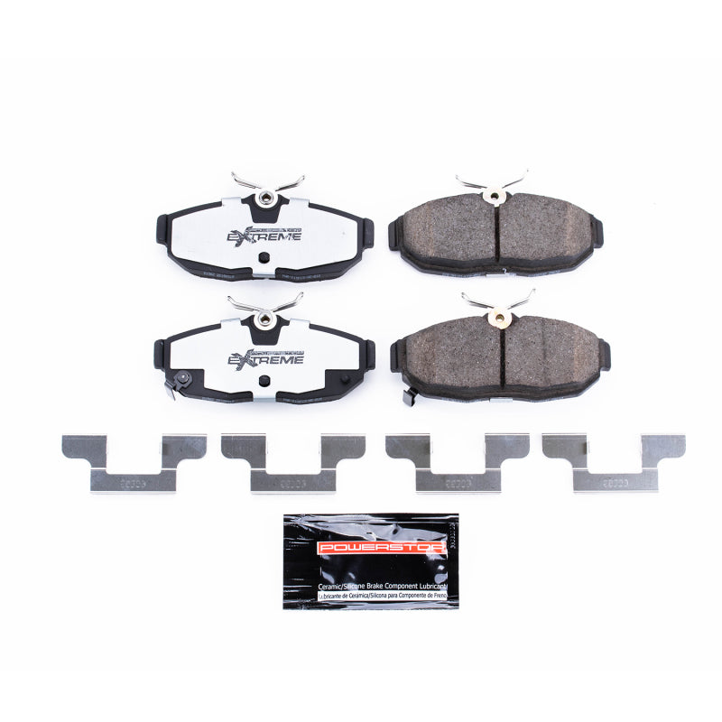 PowerStop Power Stop 2012 Ford Mustang Rear Z26 Extreme Street Brake Pads w/Hardware