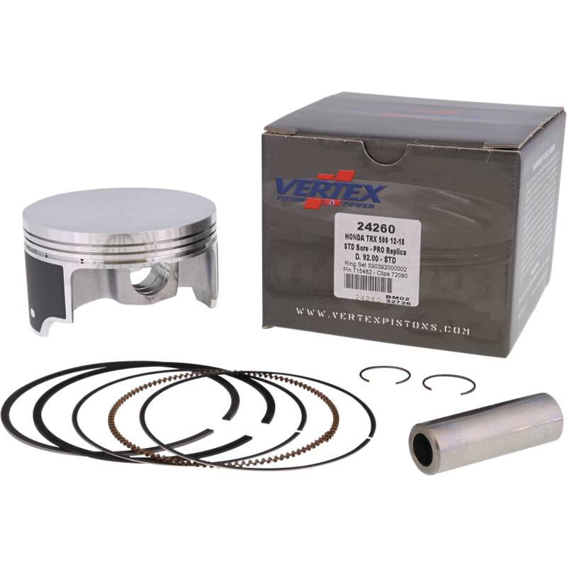 Vertex Pistons Vertex Piston 15-23 Honda Pioneer 500 500cc Forged Replica Piston Kit