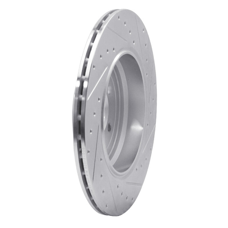 R1 Concepts R1 10-13 Land Rover Range Rover Sport Rear Left Drilled & Slotted Silver Brake Rotor