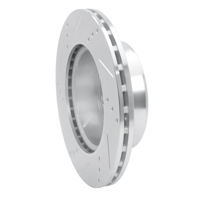R1 Concepts R1 02-06 Dodge Sprinter 2500 Front Right Drilled & Slotted Silver Brake Rotor