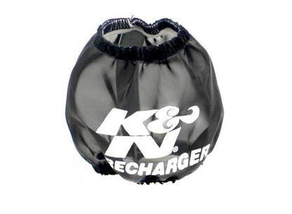 K&N Engineering K&N Universal PreCharger Round Tapered Air Filter Wrap Black 3in Base ID x 2in Top ID x 3in H