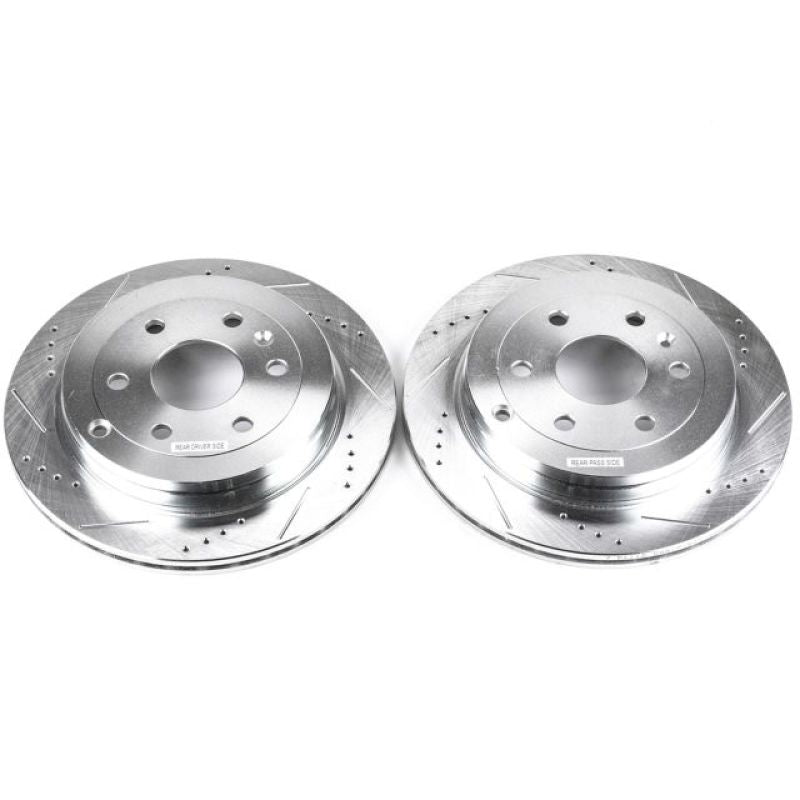 PowerStop Power Stop 08-17 Buick Enclave Rear Evolution Drilled & Slotted Rotors - Pair