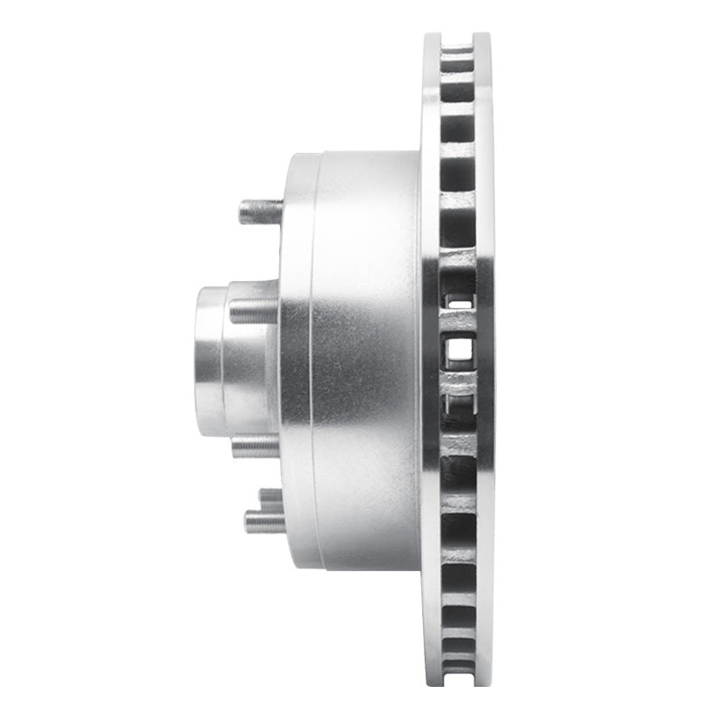 R1 Concepts R1 78-97 Dodge B200 / B200 Van / B250 Front Right Drilled & Slotted Silver Brake Rotor