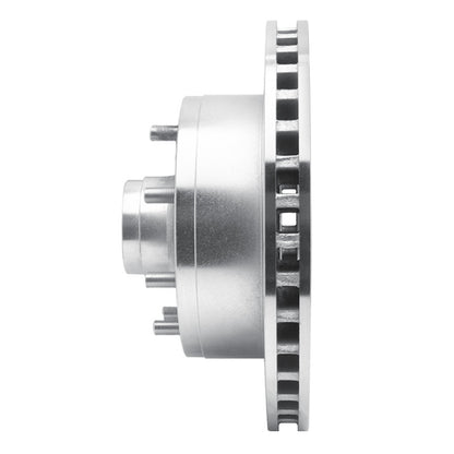 R1 Concepts R1 78-97 Dodge B200 / B200 Van / B250 Front Right Drilled & Slotted Silver Brake Rotor