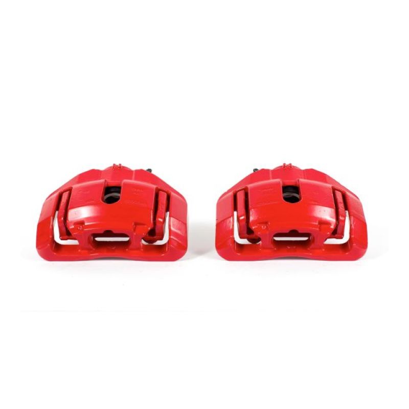 PowerStop Power Stop 09-11 BMW 335d Front Red Calipers w/Brackets - Pair