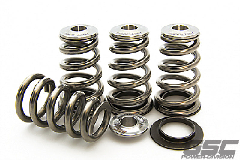 GSC Power Division GSC P-D Mitsubishi 4G63T Extreme Pressure Conical Valve Spring and Ti Retainer Kit
