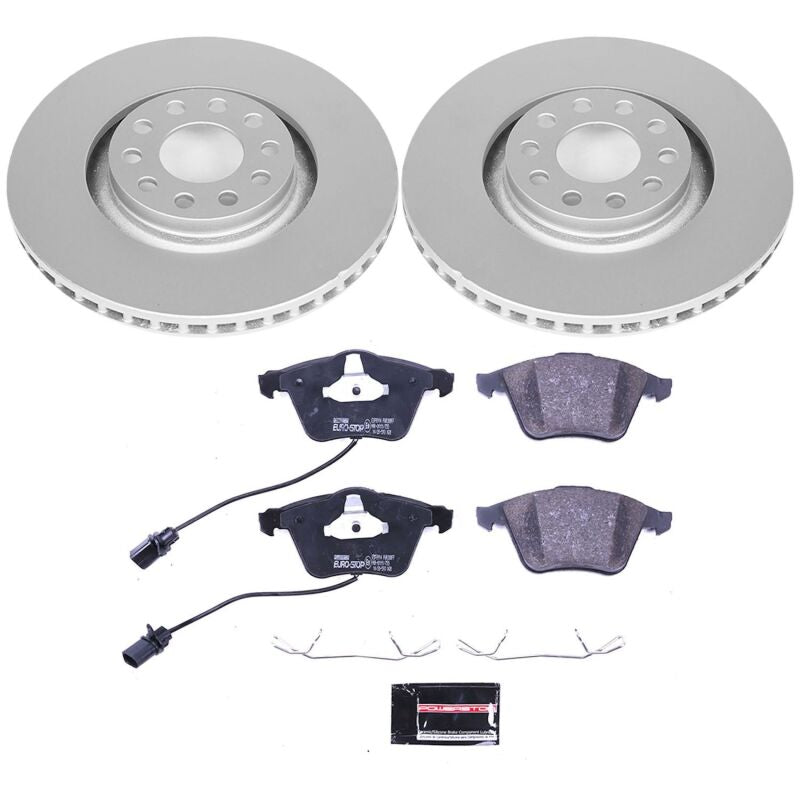 PowerStop Power Stop 02-04 Audi A6 Quattro Front Euro-Stop Brake Kit