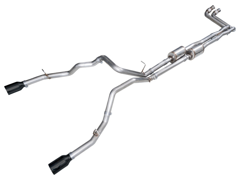 AWE Tuning 2025+ RAM 1500 3.0TT Rebel 0FG Cat-Back Exhaust w/ Diamond Black Tips