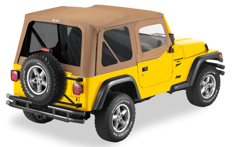 Bestop A-Top For OEM - 97-02 Jeep Wrangler TJ Replace (Spice Tinted Windows Door Skins Included)